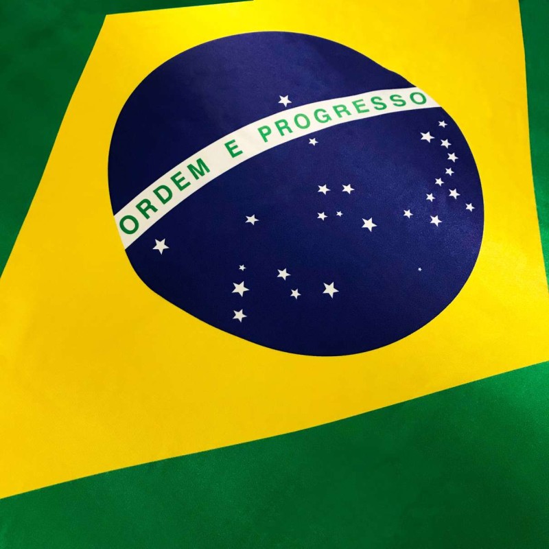 Bandeira do Brasil Pequena - 100% Poliéster - 0,75M X 1M - Variante 1