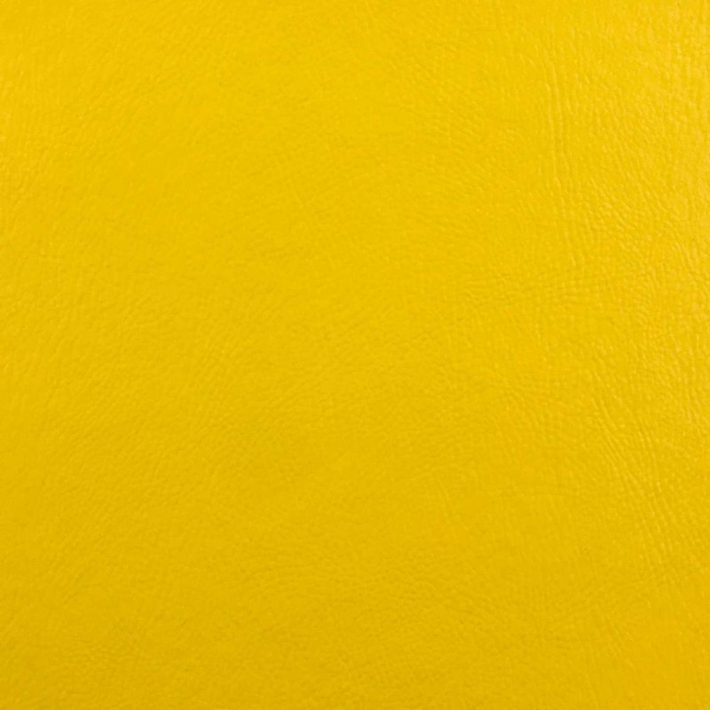 Corano Liso (PVC Couro Fake) - 100% Poliéster - 1,40m Largura - Amarelo