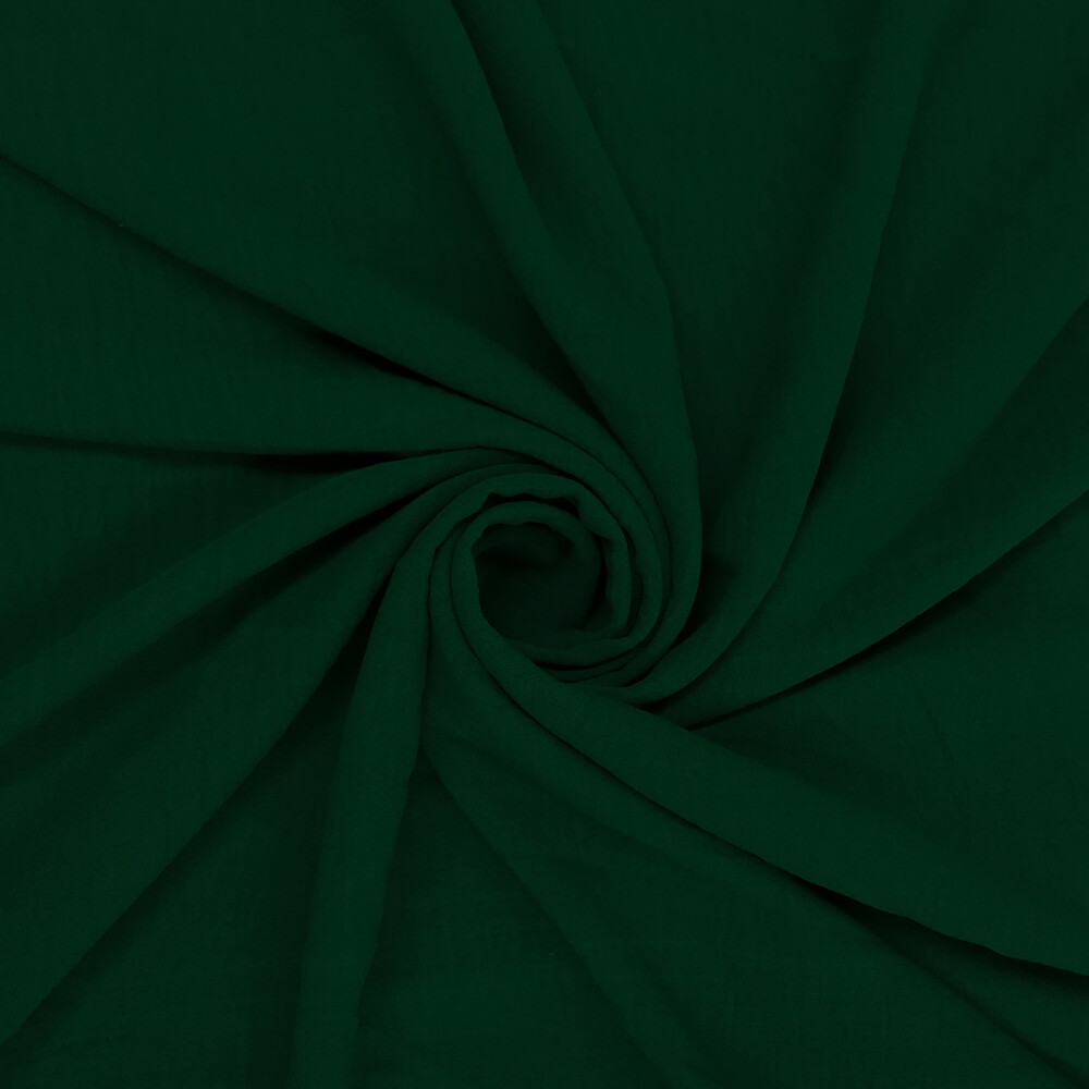 Crepe Air Flow Duna 100% Poliéster 1,50m Largura - Verde bandeira escuro