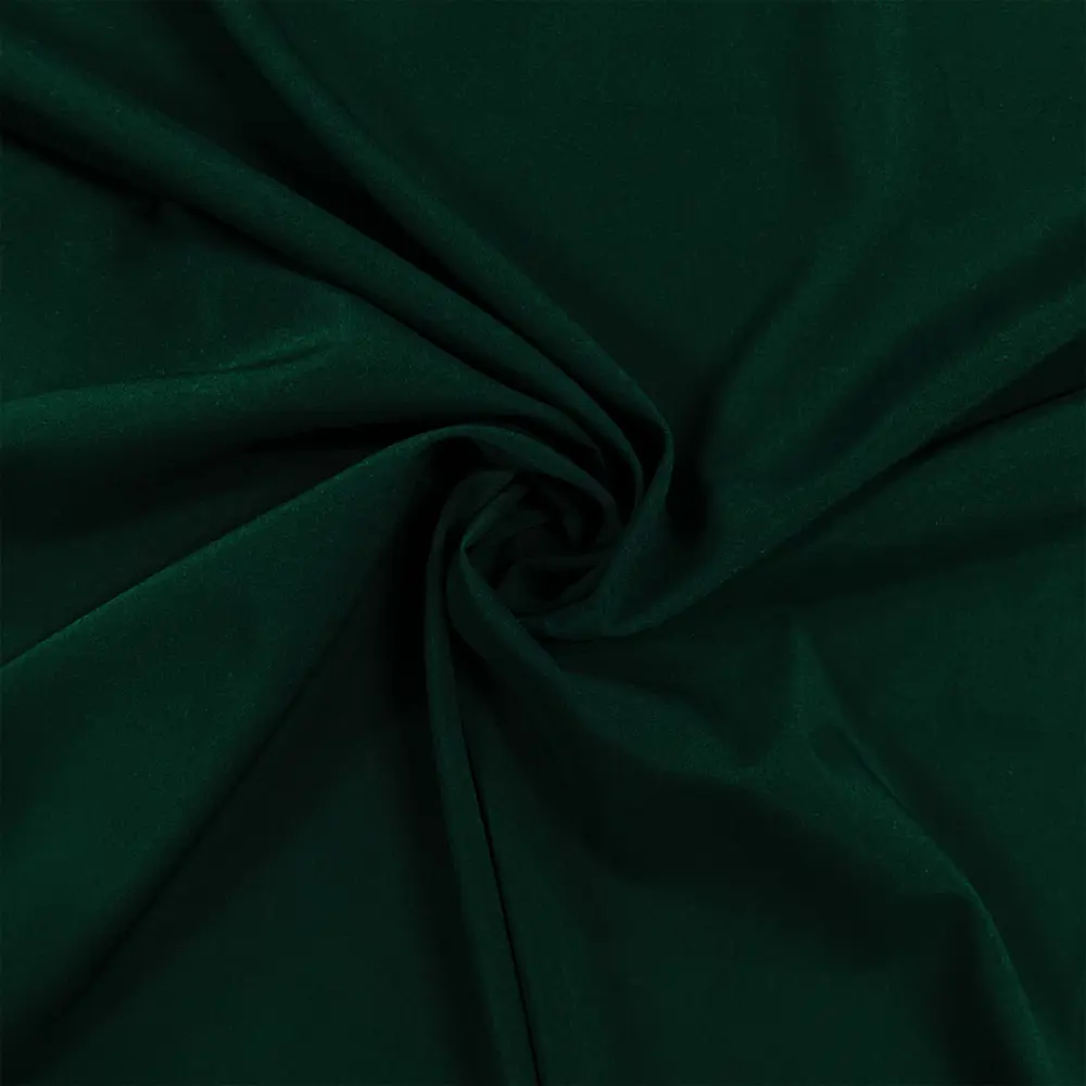 Crepe Porcelana 96% Poliéster 4% Elastano 1,47m Largura - Verde garrafa