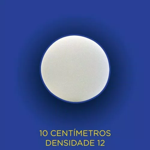 Espuma Cilíndrica - D12 - 10 Centímetros Diâmentro - 1,28m Largura - Liso