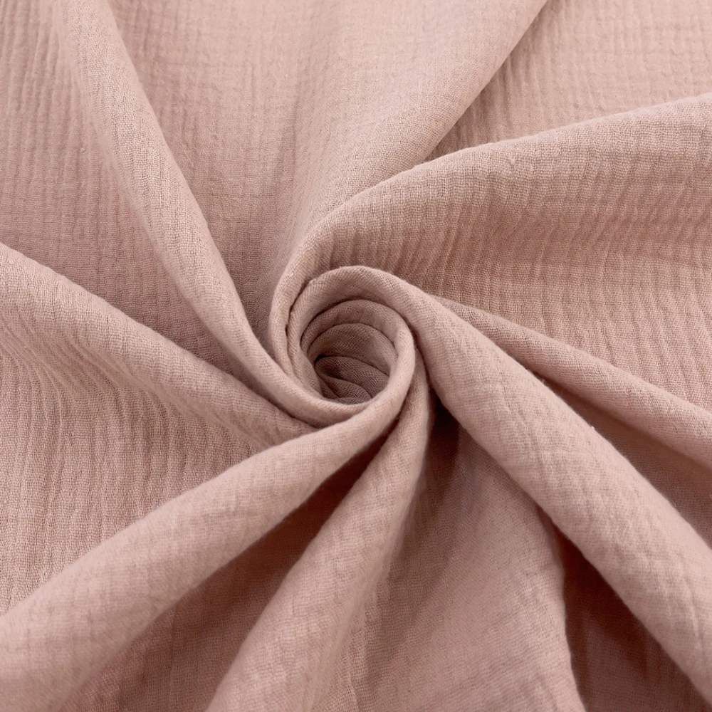 Fralda Gaze de Algodao Musselina Dupla 100% Algodão 1,32m Largura - Nude