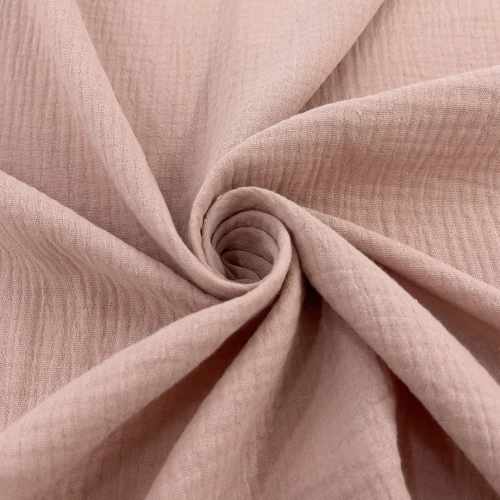 Fralda Gaze de Algodao Musselina Dupla 100% Algodão 1,32m Largura - Nude