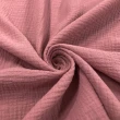Fralda Gaze de Algodao Musselina Dupla 100% Algodão 1,32m Largura - Rosa escuro