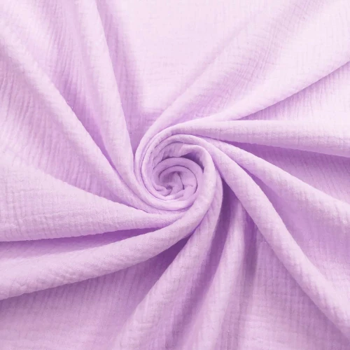 Fralda Gaze de Algodao Musselina Dupla 100% Algodão 1,32m Largura - Lavanda