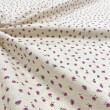 Linho Estampado Premium Mini Florzinhas Rosa 80% Algodão 20% Linho - Variante 2