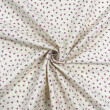Linho Estampado Premium Mini Florzinhas Rosa 80% Algodão 20% Linho - Variante 2
