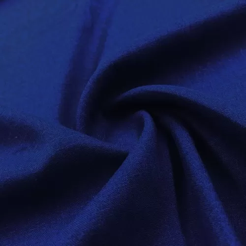 Linho Misto Liso Pré Lavado 55% Linho 45% Viscose 1,33m Largura - Azul royal