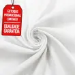 Lote Promocional Fralda Gaze de Algodao Musselina Dupla 100% Algodão 1,32m Largura - Branco
