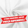 Lote Promocional Fralda Gaze de Algodao Musselina Dupla 100% Algodão 1,32m Largura - Branco