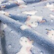 Manta Fleece 3D Cute Unicórnios 100% Poliéster 1,60m Largura - Variante 2