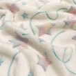 Manta Fleece 3D Estrelas Cadentes 100% Poliéster 1,60m largura - Fundo off