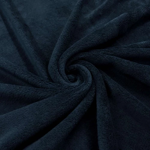 Manta Fleece Lisa 100% Poliéster 2,5m Largura - Azul marinho noite