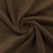 Manta Fleece Flanelada Lisa - 100% Poliéster - 2,5m Largura - Marrom claro