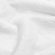 Manta Fleece Infantil Noite Estrelada 100% Poliéster 1.60m Largura - Branco