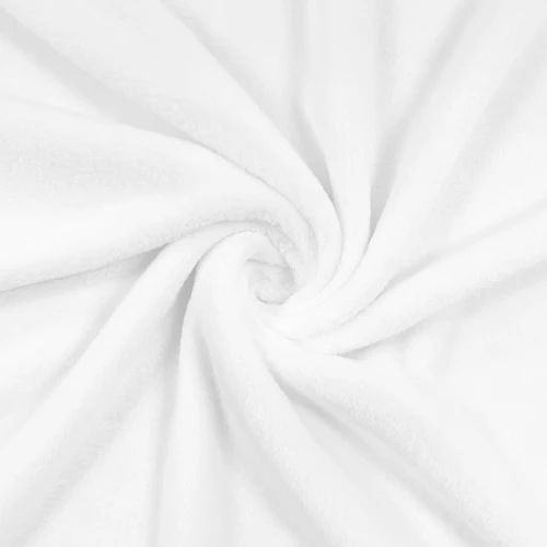 Manta Fleece Premium 100% Poliéster 2,5m Largura - Branco