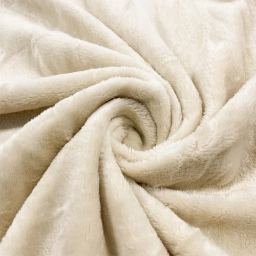 Manta Fleece Premium 100% Poliéster 2,5m Largura - Pérola