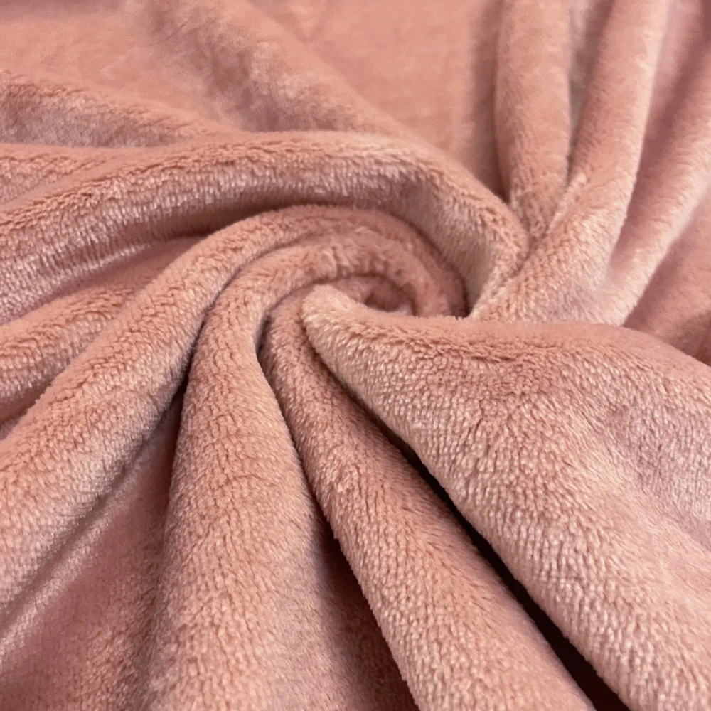 Manta Fleece Premium 100% Poliéster 2,5m Largura - Rosê