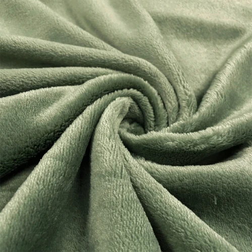 Manta Fleece Premium 100% Poliéster 2,5m Largura - Verde envelhecido