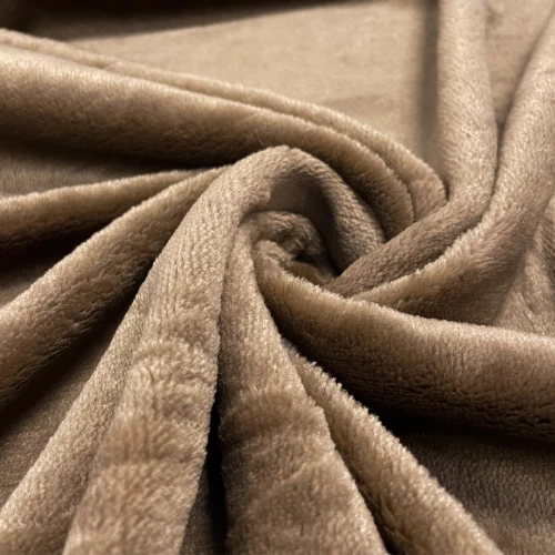 Manta Fleece Premium 100% Poliéster 2,5m Largura - Marrom chocolate