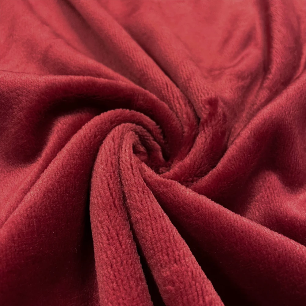 Manta Fleece Premium 100% Poliéster 2,5m Largura - Bordô