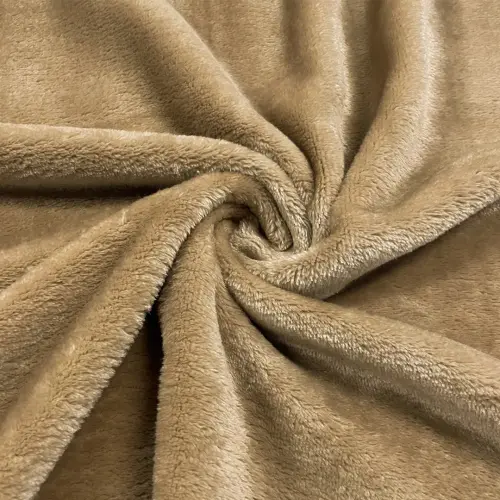 Manta Fleece Premium 100% Poliéster 2,5m Largura - Bege