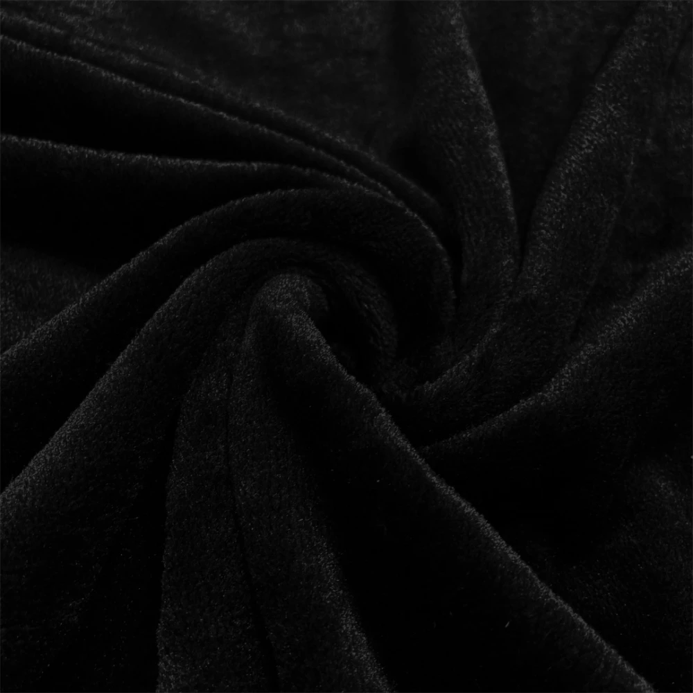 Manta Fleece Premium 100% Poliéster 2,5m Largura - Preto