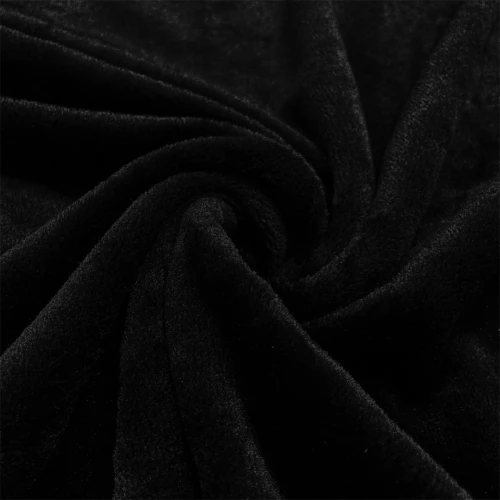 Manta Fleece Premium 100% Poliéster 2,5m Largura - Preto