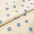 Manta Fleece Premium Poazinho 100% Poliéster 1,60m Largura - Azul bebê