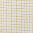 Manta Fleece Premium Xadrez Duplo 100% Poliéster 1,60m Largura - Amarelo com azul