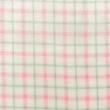 Manta Fleece Premium Xadrez Duplo 100% Poliéster 1,60m Largura - Rosa com verde