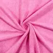 Microfibra Felpuda Lisa 80% Poliéster 20% Poliamida 1,45m Largura - Rosa chiclets