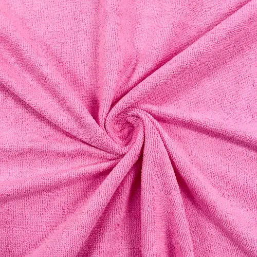 Microfibra Felpuda Lisa 80% Poliéster 20% Poliamida 1,45m Largura - Rosa chiclets