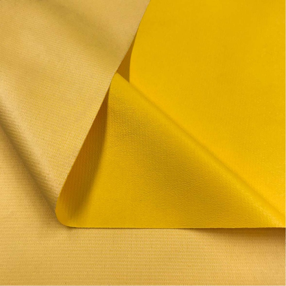 Napa 0,25 g/m² 80% PVC 20% Poliéster 1,40m Largura - Amarelo