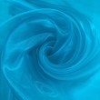 Organza Cristal - 100% Poliéster - 1,50m Largura - Azul turquesa