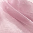 Organza Cristal - 100% Poliéster - 1,50m Largura - Rosa bebê