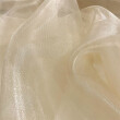 Organza Cristal - 100% Poliéster - 1,50m Largura - Bege