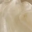 Organza Cristal - 100% Poliéster - 1,50m Largura - Bege