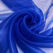 Organza Cristal - 100% Poliéster - 1,50m Largura - Azul bic