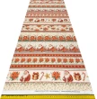 Painel Barrado Natal Exclusivo JLM Bom Velhinho 0,55 x 1,50m 10 Faixas - Variante 1