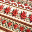 Painel Barrado Natal Exclusivo JLM Flor com Cardeal 0,55 x 1,50m 10 Faixas - Variante 1