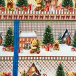 Painel Barrado Natal Exclusivo JLM Teddy Bear 0,55 × 1,50 m - 10 faixas - Variante 1 Painel Barrado Natal Exclusivo JLM Teddy Bear 0,55 × 1,50 m - 10 faixas - Variante 1