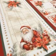 Painel Jogo Americano e Trilho Coleção Exclusiva JLM Natal Bom Velhinho - Variante 1 Painel Jogo Americano e Trilho Coleção Exclusiva JLM Natal Bom Velhinho - Variante 1