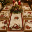 Painel Jogo Americano e Trilho Coleção Exclusiva JLM Natal Bom Velhinho - Variante 1 Painel Jogo Americano e Trilho Coleção Exclusiva JLM Natal Bom Velhinho - Variante 1