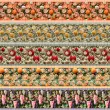 Painel Tricoline Digital Barrado Frutas 3D 0,55 x 1,50m - Variante 1