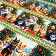 Painel Tricoline Digital Fernando Maluhy Barrado Natal Cães e Gatos 0,55 x 1,50m - C01