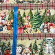 Painel Tricoline Digital Fernando Maluhy Barrado Natal Composês Miúdos 0,55 x 1,50m - C01