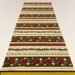 Painel Tricoline Fernando Maluhy Natal Bico de Papagaio Barrado 0,55 x 1,50m 11 Faixas - C01