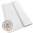 Peça de 10 Metros Tecido Pano de Prato Cores Claras 100% Algodão 0,70m largura - Branco liso
