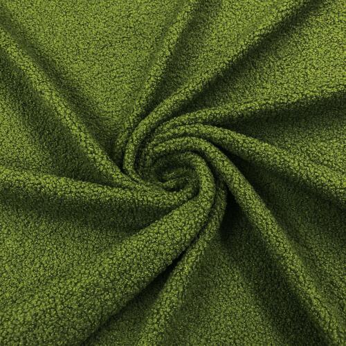 Pelúcia Manta Teddy Mini Sherpa Crespinha 100% Poliéster 1,50m Largura - Verde pistache